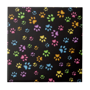 Paws Ceramic Tile