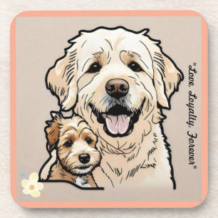 "Paws Crossed" Coaster