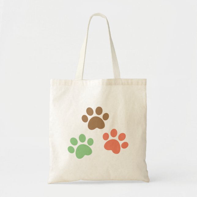 Paws design tote bag (Front)
