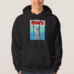 Paws Dog Parody 80s Corgi Shark Dog Hoodie
