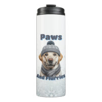 Paws & Flurries - Winter Dog Design