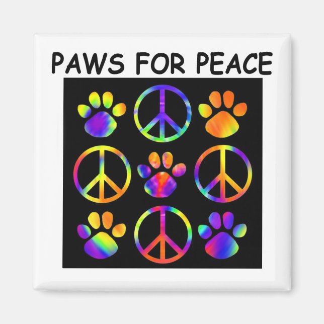 Paws for Peace Magnet (Front)