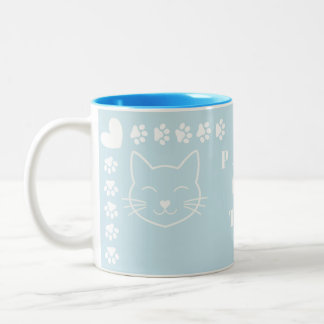 Paws for Tea Two-Tone Coffee Mug