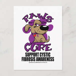 Paws for the Cure Cystic Fibrosis Postcard