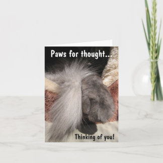 Paws for thought: Paw and Tail Card