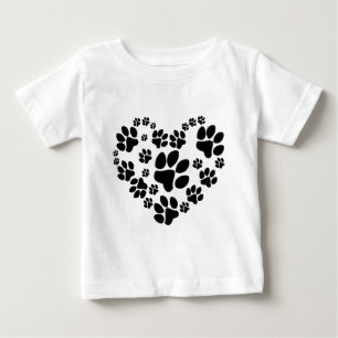 Paws Heart Baby T-Shirt