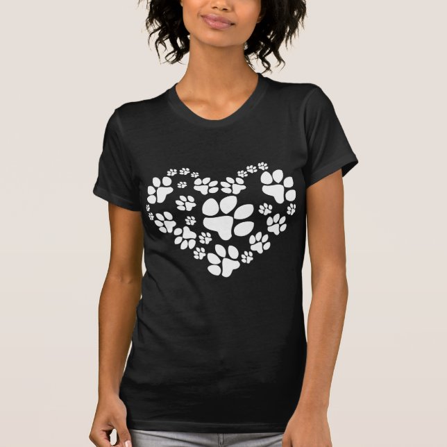 Paws Heart T-Shirt (Front)