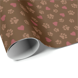 Paws & Hearts – Love for Dogs Wrapping Paper