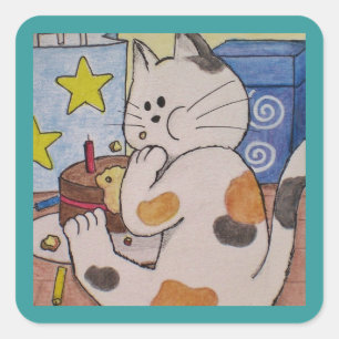 Paws Here Sticker "Oops"