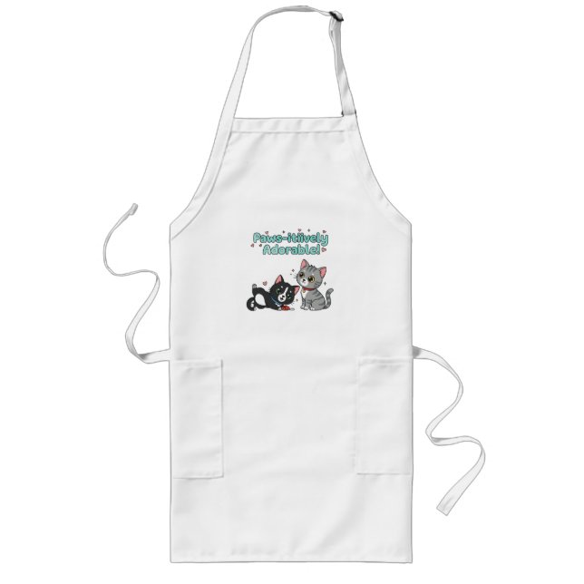 Paws-itiively Adorable! Long Apron (Front)