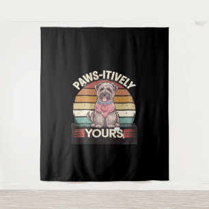 Paws-itively Yours Dog Tapestry
