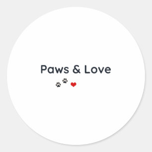 Paws & Love Pet Lover Sticker