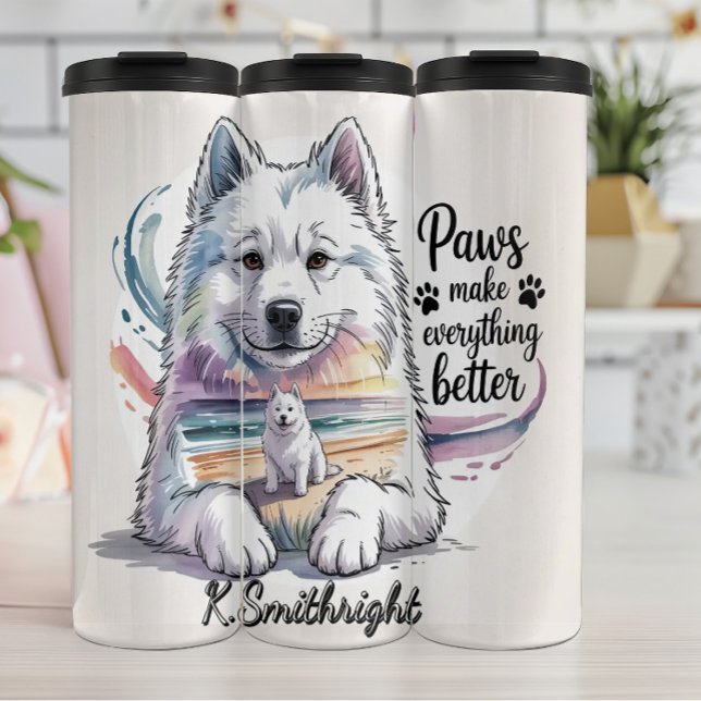 Paws Make Everything Better Thermal Tumbler (Creator Uploaded)