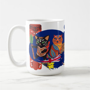 Paws of Aotearoa   New Zealand Culture Cats Art Coffee Mug