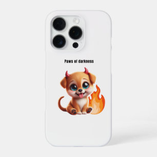 Paws of Darkness Fire Dog Phone Case