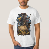 Paws of the Caribbean Raccoon Pirate