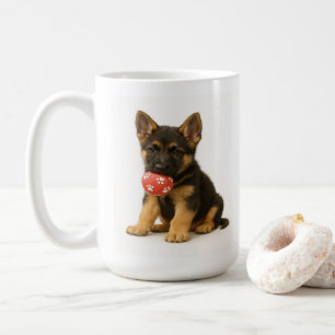 Paws Off My Ball – German Shepherd Pup Coffee Mug