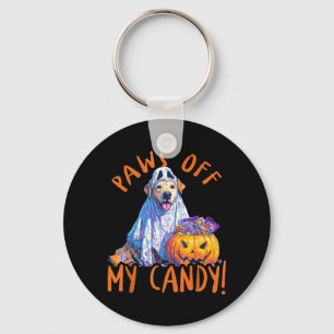 Paws Off My Candy - Halloween Dog Key Ring