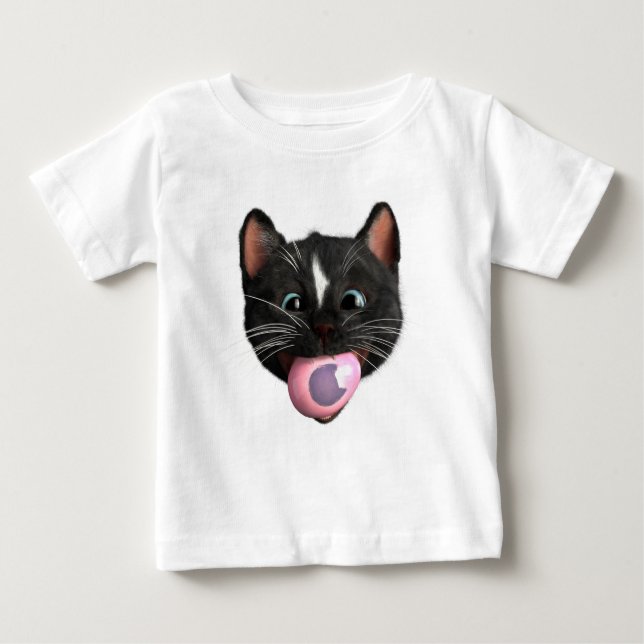 Paws Off My Egg: Felini’s Tasty Treasure Baby T-Shirt (Front)