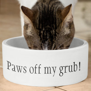 Paws off my Grub Funny Humour Dog Pet
