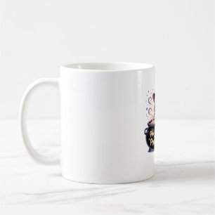 Paws Off My Potion, Kawaii Halloween Witch Cat Cla Coffee Mug