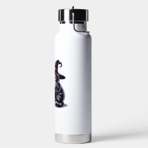 Paws Off My Potion, Kawaii Halloween Witch Cat Cla Water Bottle