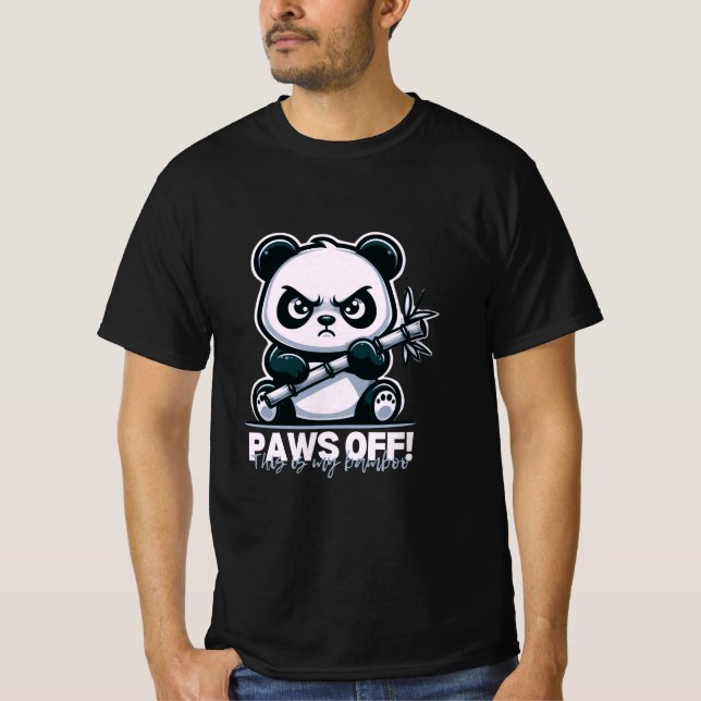 Paws Off Panda T-Shirt (Front)