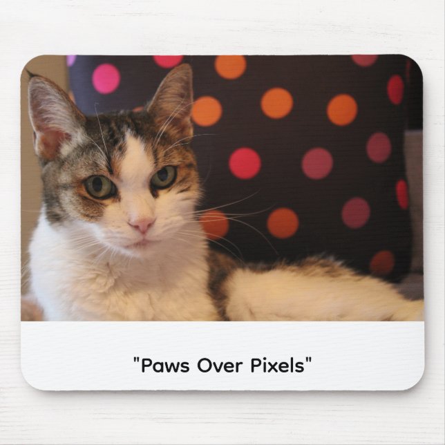 Paws Over Pixels Mouse Pad (Front)