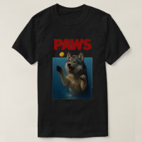 Paws Parody Black Wolf Chasing Cute Scared Mouse 