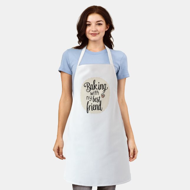Paws & Pastry Love Apron (Worn)