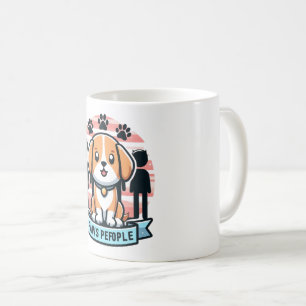 Paws Pefople Mug Cute & Funny Dog Lover Coffee Cup