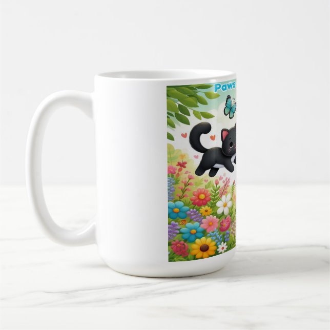 Paws & Positivity Coffee Mug (Left)