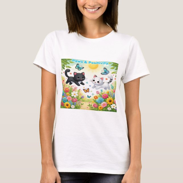 Paws & Positivity T-Shirt (Front)