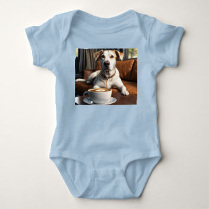 Paws, Sip, Relax – Coffee Time Just Got Cuter! Baby Bodysuit