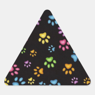 Paws Triangle Sticker