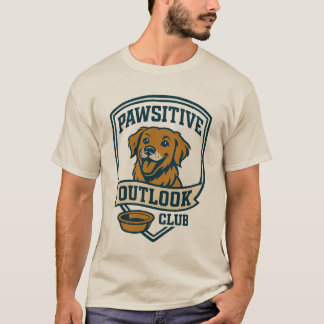 Pawsitive Outlook Club Golden Retriever Shirt