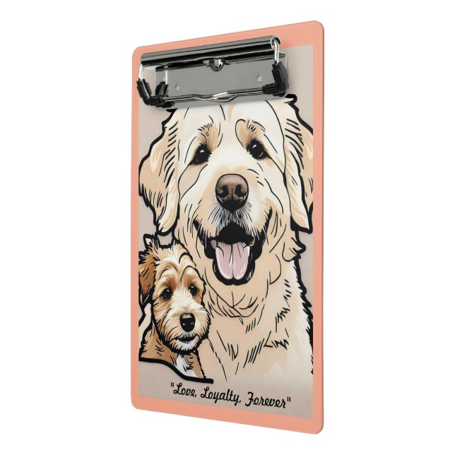 "Pawsitive Pals" Mini Clipboard (Angled2)