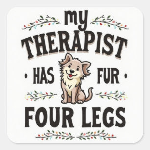 Pawsitive Therapy Sticker