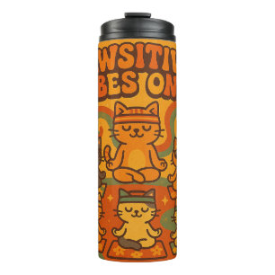 Pawsitive Vibes Only Thermal Tumbler