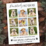 Pawsitively Best Year Ever Dog Pet Photo Collage H Postcard<br><div class="desc">Pawsitively Best Year Ever ! According to the dogs! Add a little cute humour and send holiday wishes with this adorable and funny 'Pawsitively Best Year Ever ' - pet dog photo collage card. It's been a crazy year, and with the pandemic a lot of humans have been working from...</div>