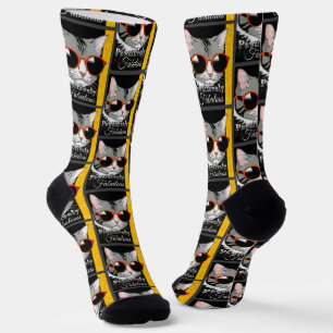 Pawsitively Fabulous Cat Socks