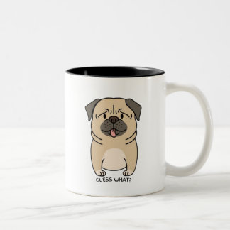 Pawsitively Hilarious! 🐶😂 Two-Tone Coffee Mug