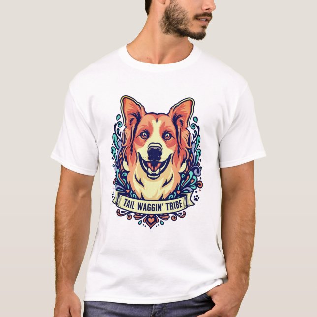 Pawsitively Joyful Happy Dog Tee (Front)