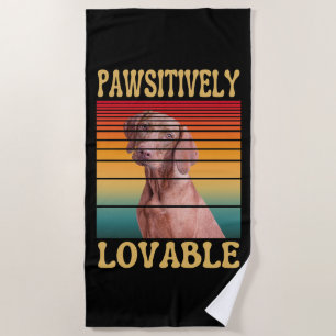 PAWSITIVELY LOVABLE BEACH TOWEL