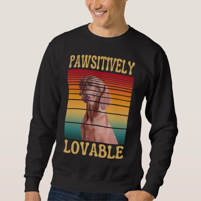 PAWSITIVELY LOVABLE  SWEATSHIRT (Front)