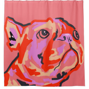 Pawsitively Patched Shower Curtain