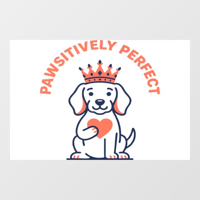 Pawsitively Perfect Royal Dog Nursery Decor (Sheet)