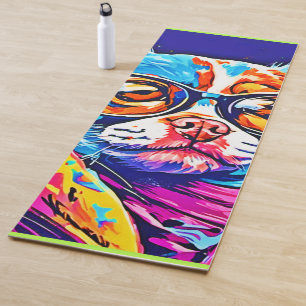 Pawsitively Perfect: Top Dog Artwork Yoga Mat