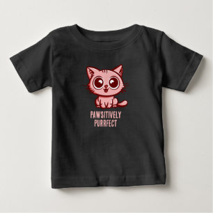 Pawsitively Purrfect, Beautiful Manga Kitten Baby T-Shirt