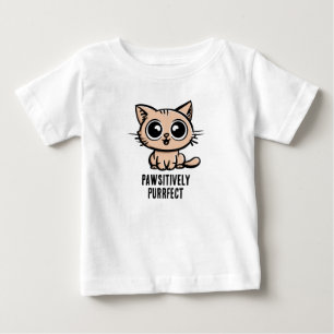 Pawsitively Purrfect, Beautiful Manga Kitten Baby T-Shirt